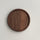 Unpainted Japanese Walnut Insulated Wooden Coaster