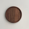 Unpainted Japanese Walnut Insulated Wooden Coaster