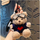 Cartoon Pilot Bear Plush Keychain