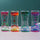 Dual Color Liquid Acrylic Hourglass Timer Decor