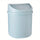 Mini Plastic Desktop Trash Can with Lid for Home Office