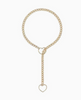 Heart Slip Chain Necklace for Women