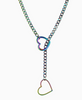 Heart Slip Chain Necklace for Women