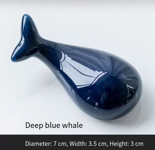 Whale-Shaped Ceramic Chopsticks Holder