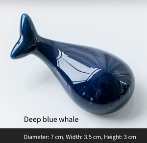 Whale-Shaped Ceramic Chopsticks Holder