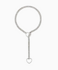 Heart Slip Chain Necklace for Women