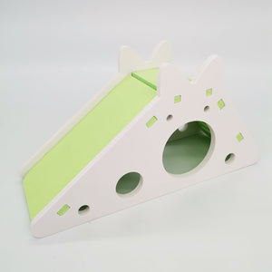 Wooden Slide House for Small Pets