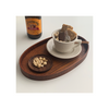 Unpainted Japanese Walnut Insulated Wooden Coaster