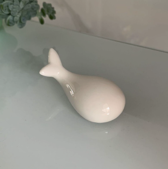 Whale-Shaped Ceramic Chopsticks Holder