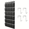 Clear Over The Door Shoe Organizer with 24 Fabric Pockets