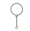 Heart Slip Chain Necklace for Women