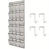 Clear Over The Door Shoe Organizer with 24 Fabric Pockets